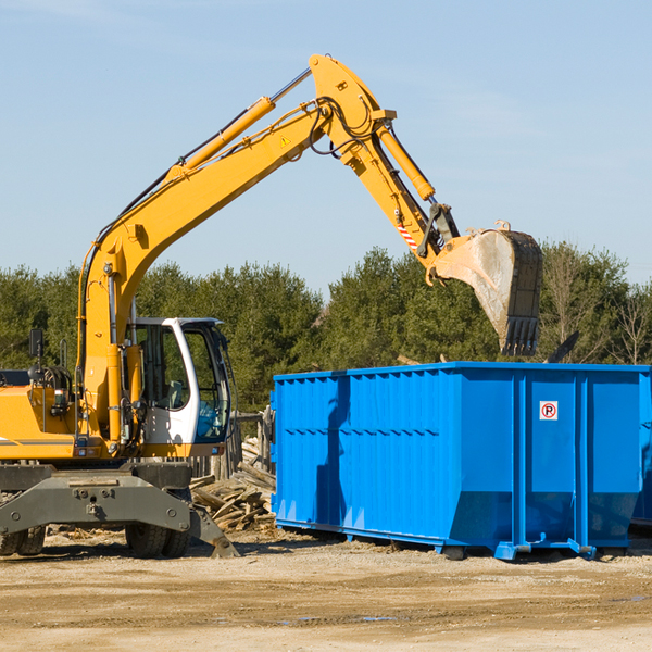 how many times can i have a residential dumpster rental emptied in Whitecone Arizona